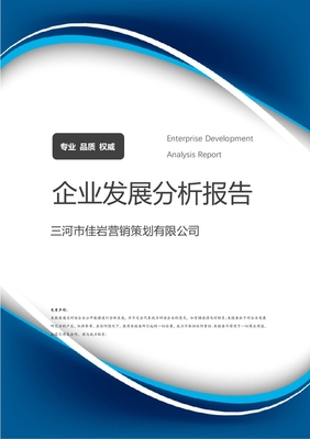 三河市佳巖營銷策劃公司發(fā)展分析與營銷策劃方案